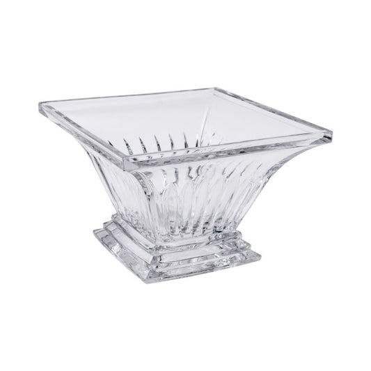 Cuadrada cristal con rayitas