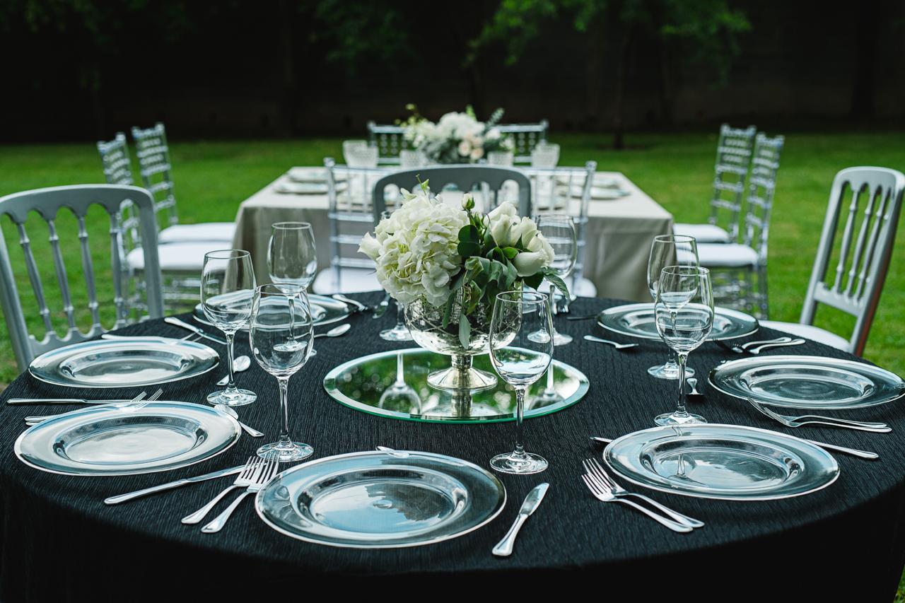 Silla peineta plateada