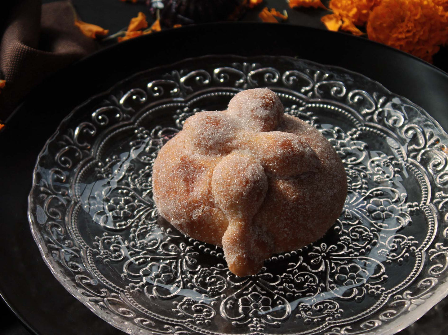 Plato trinche Marie cristal