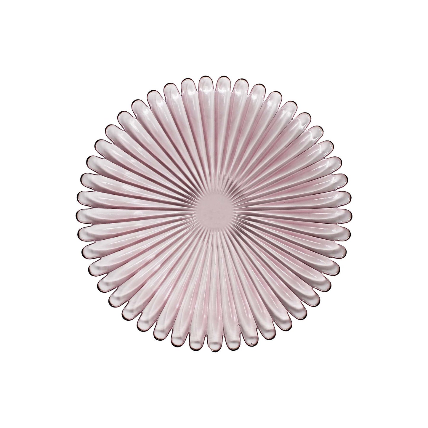 Plato base Margarita rosa