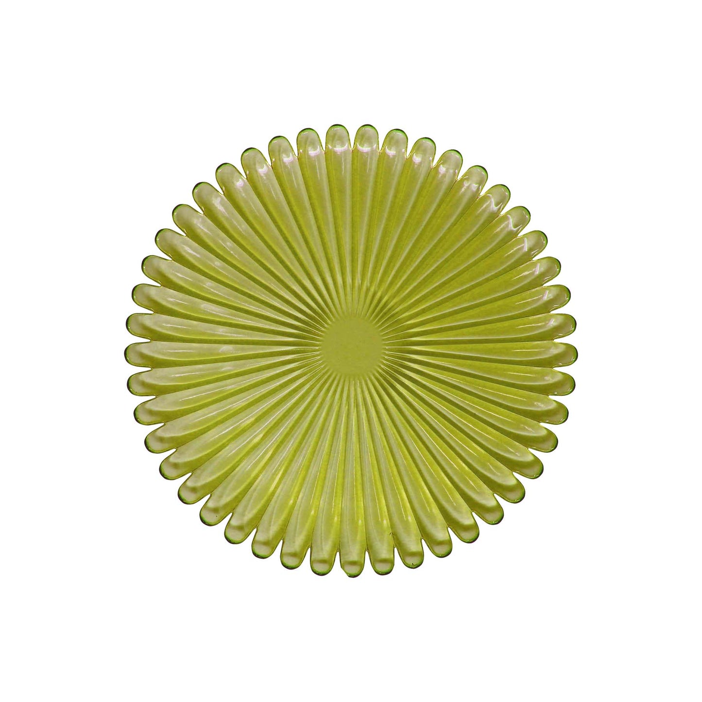 Plato base Margarita verde olivo