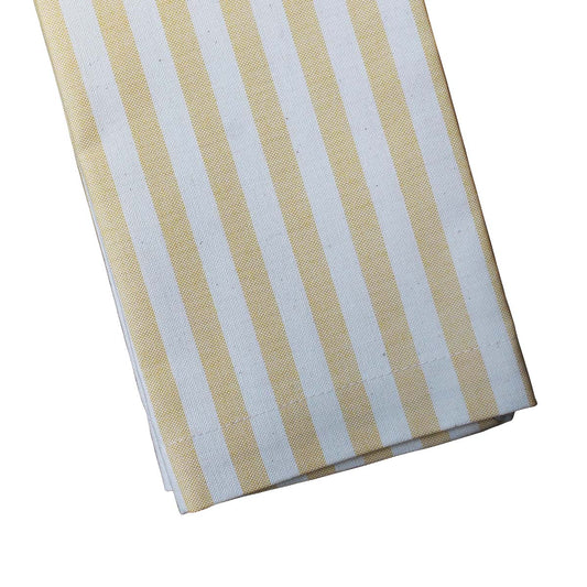 Servilleta lino de rayas amarillo