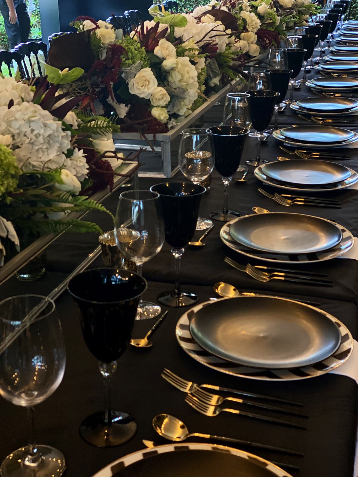 Copa agua alta negra