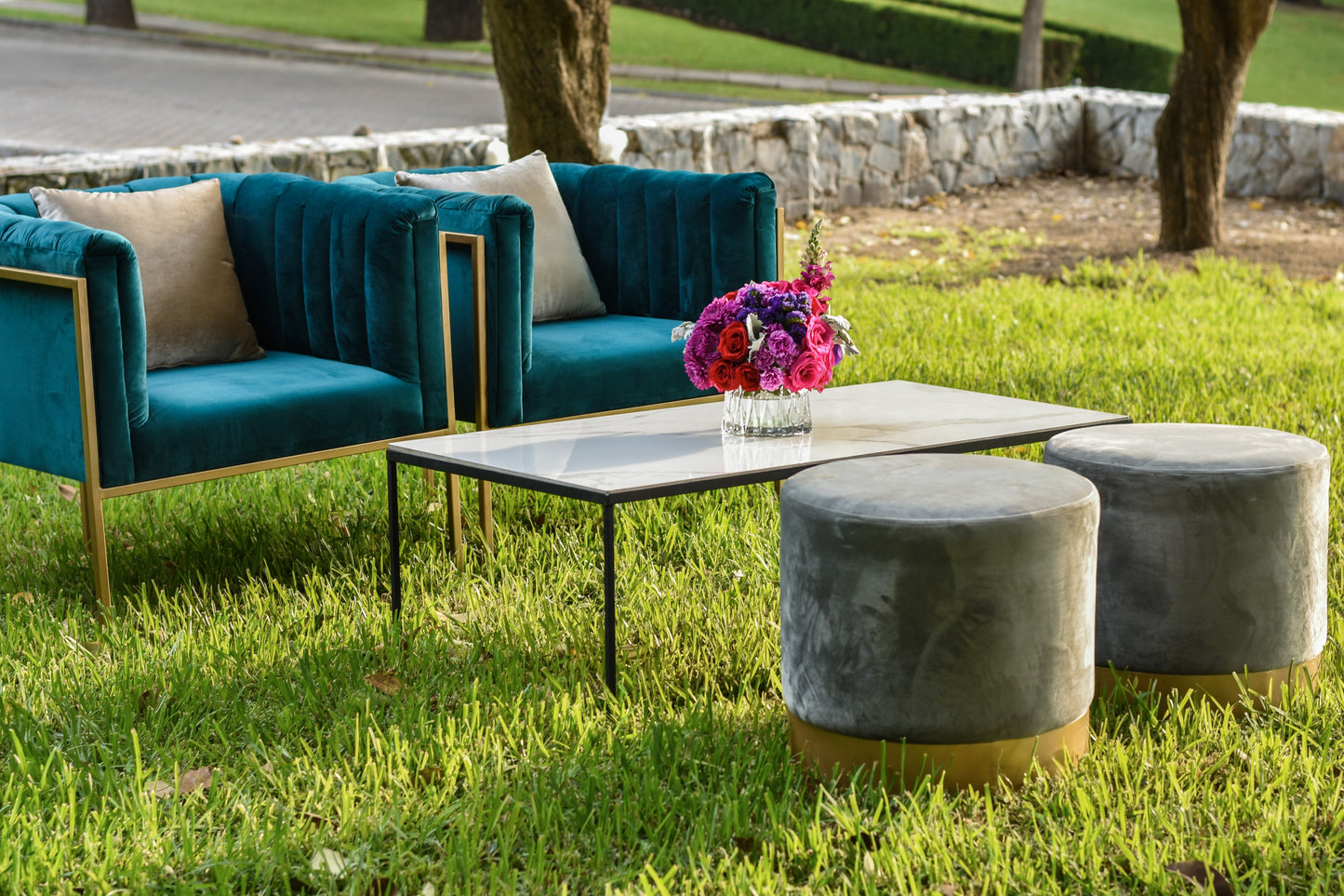 Sillón Alexander teal