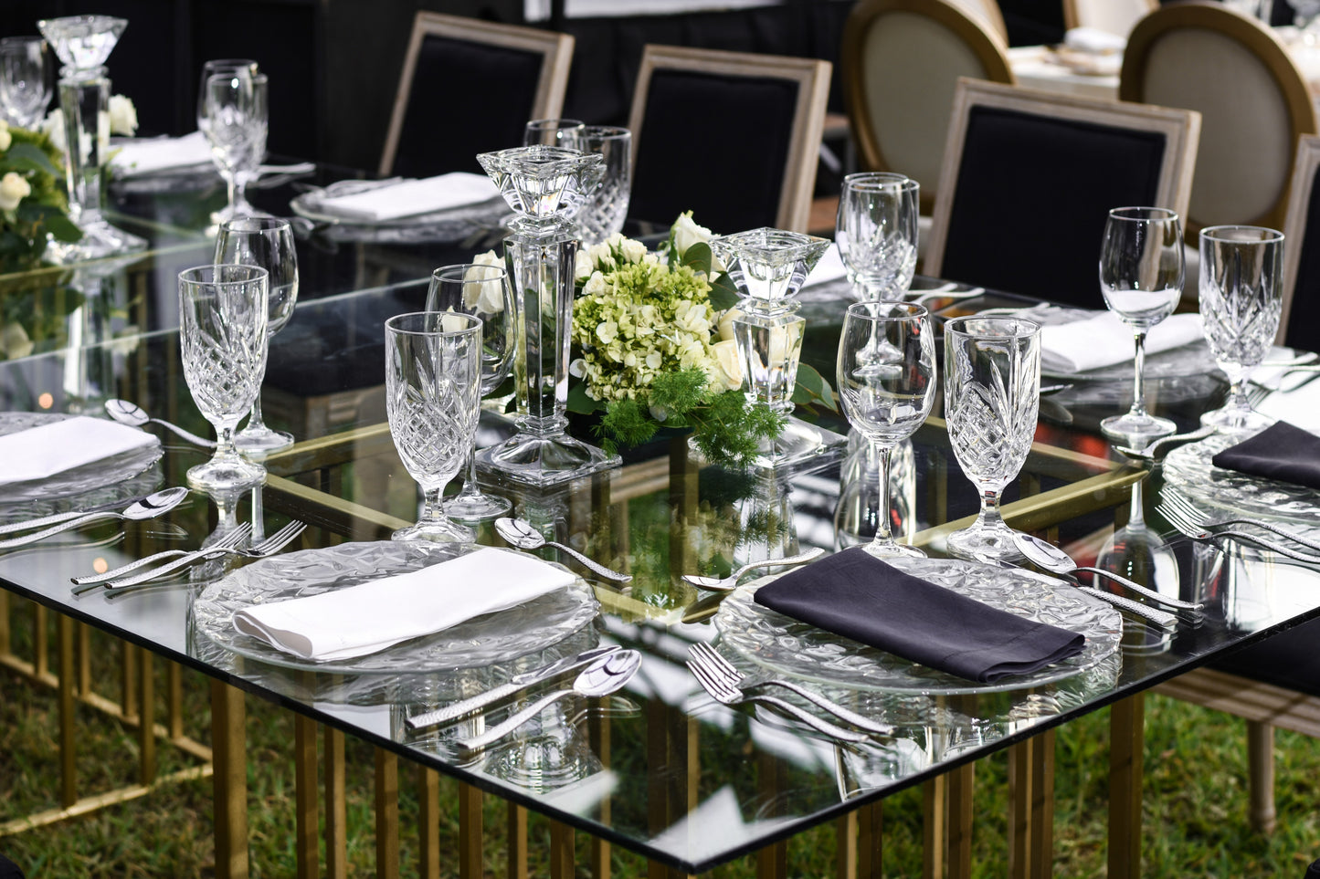 Plato base diamante cristal