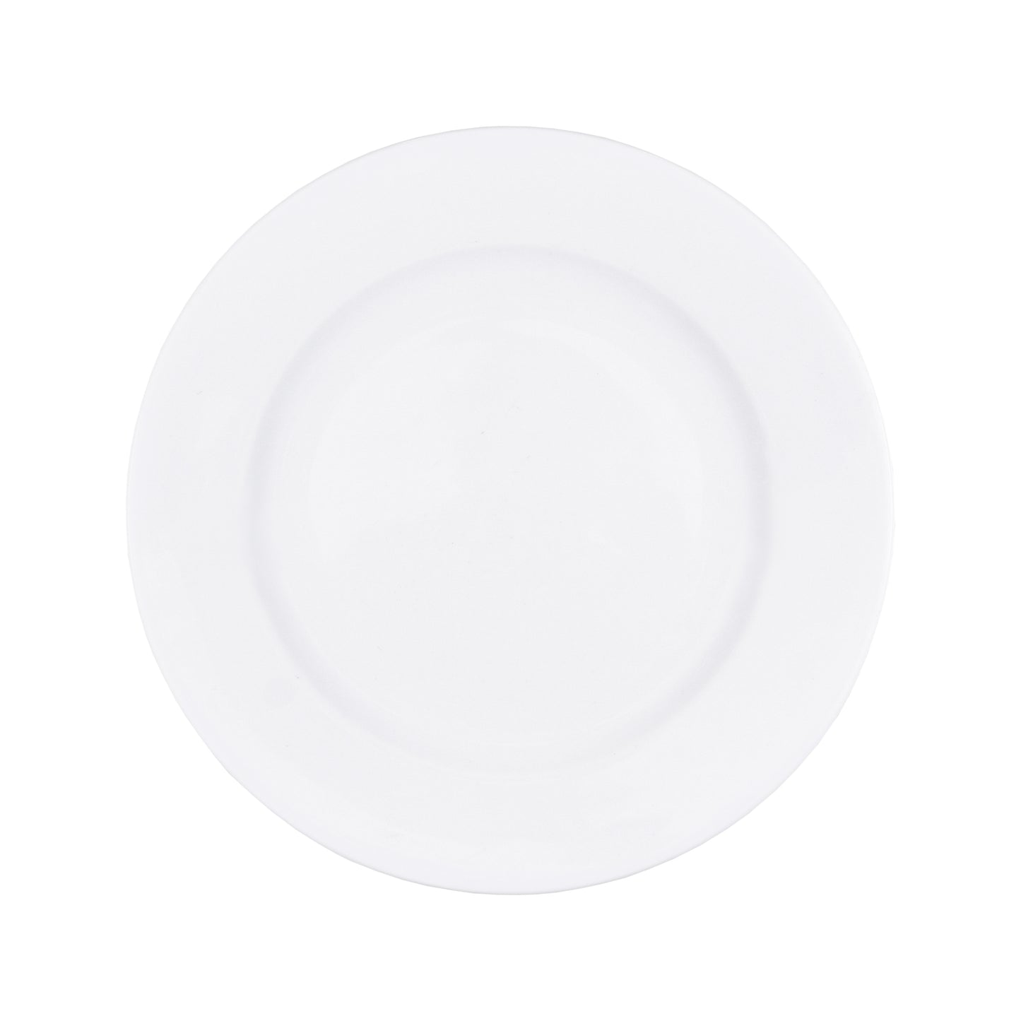 Plato trinche redondo blanco