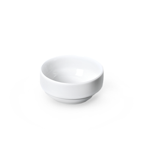 Plato consome redondo blanco