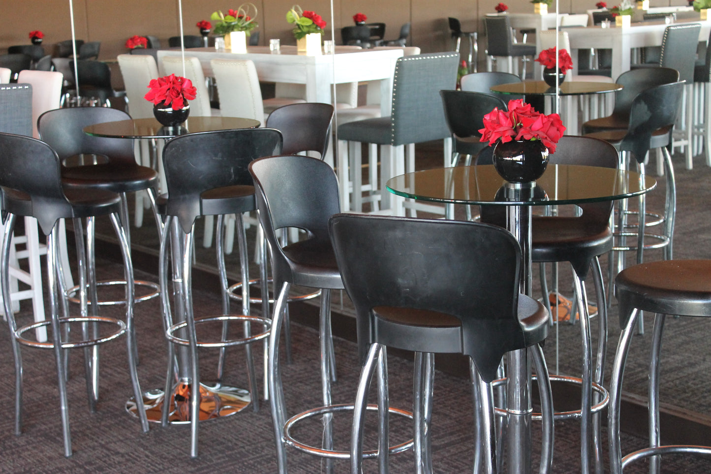 Mesa alta bar cristal