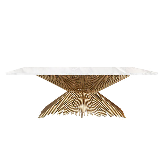 Mesa Alejandría rectangular calacata