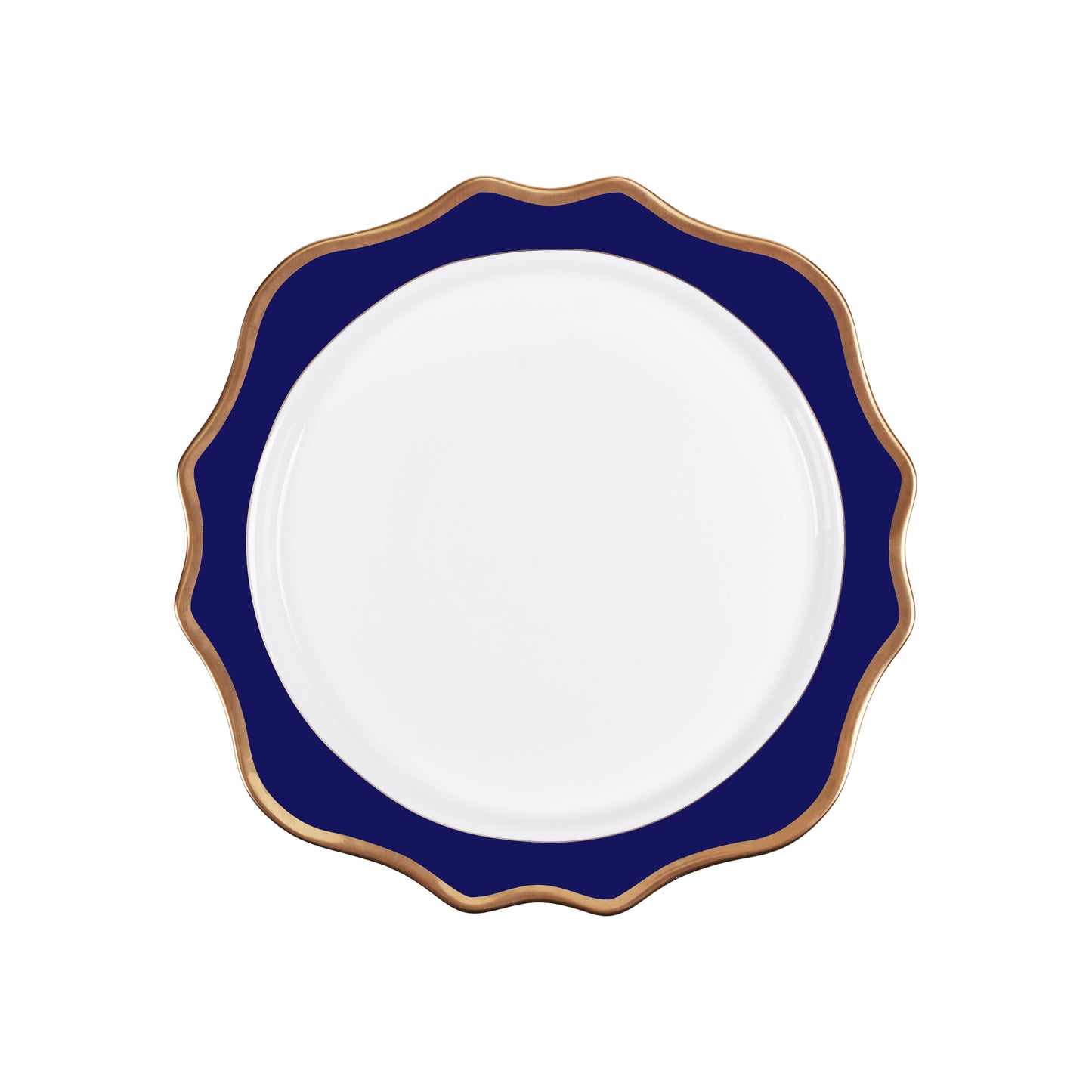 Plato base Sunflower azul royal