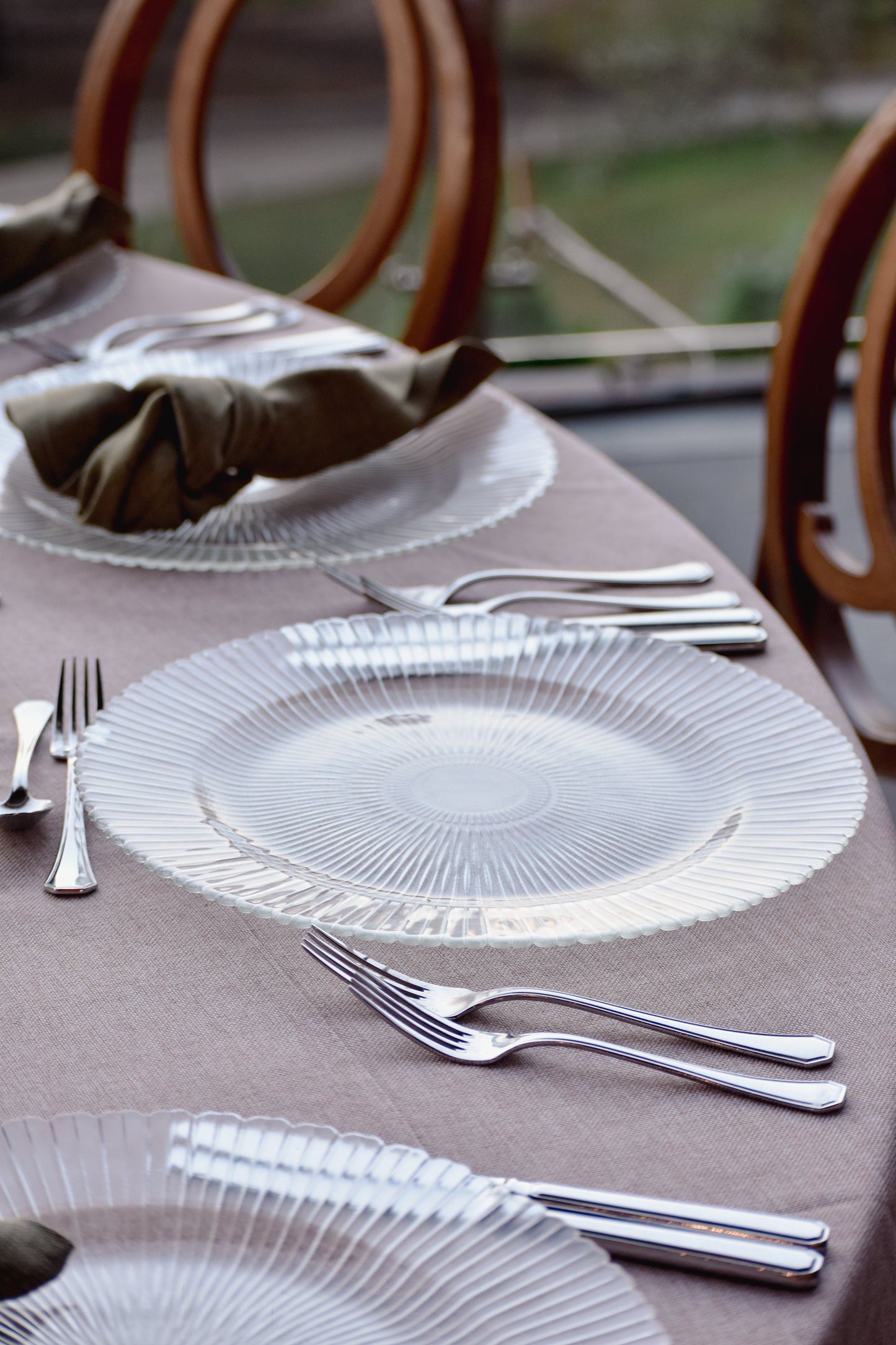 Plato base Niza cristal