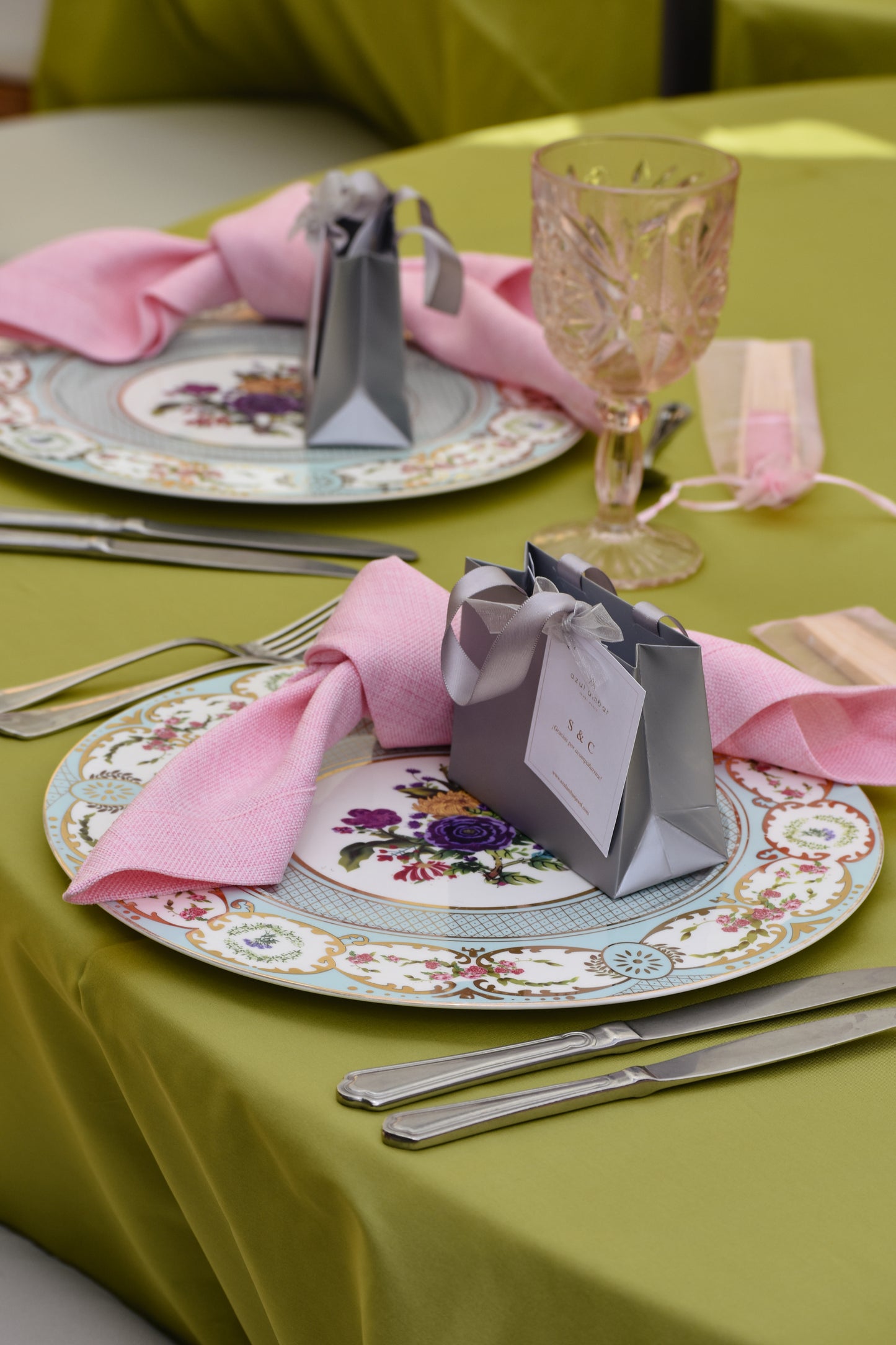 Servilleta lino baby pink