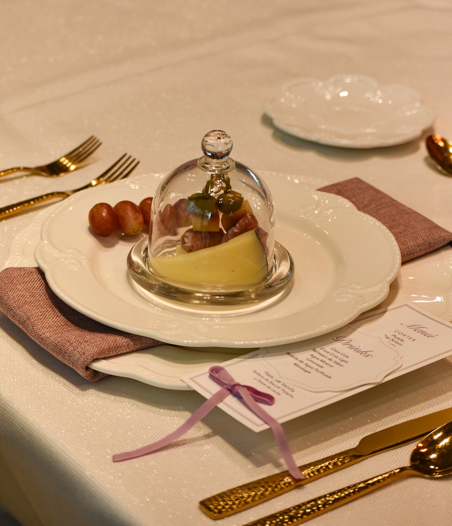 Servilleta lino blush pink