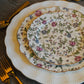 Plato postre bouquet