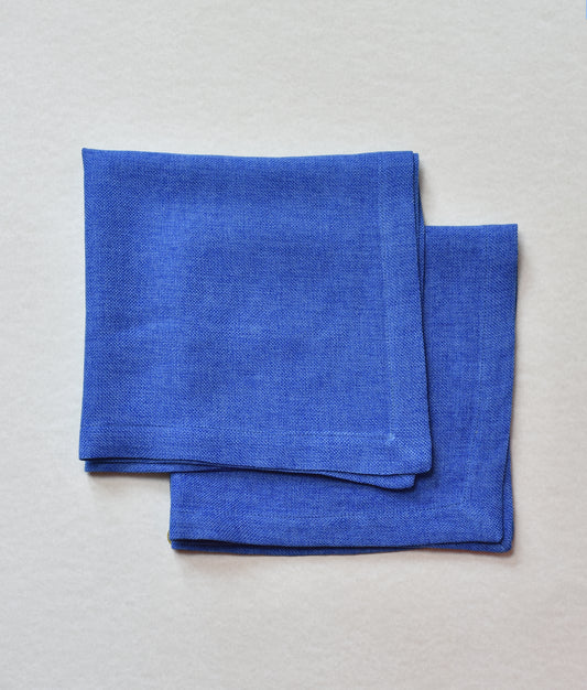 Servilleta lino azul royal
