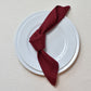 Servilleta lino burgundy