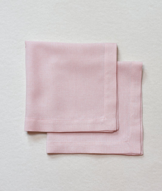 Servilleta lino rosa pastel