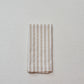 Servilleta lino de rayas beige