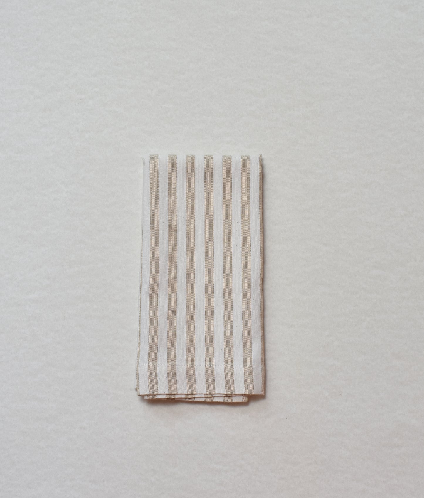 Servilleta lino de rayas beige