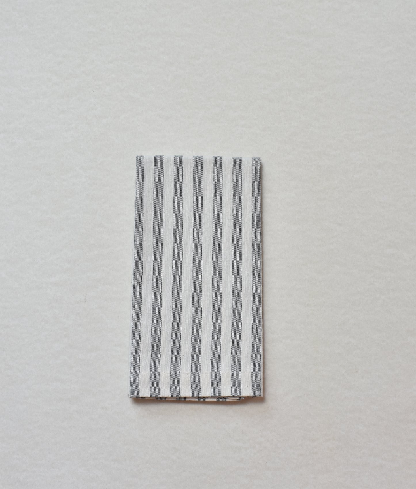 Servilleta lino de rayas gris
