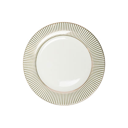 Plato trinche rayitas oro