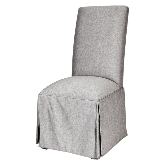 Silla lino gris claro