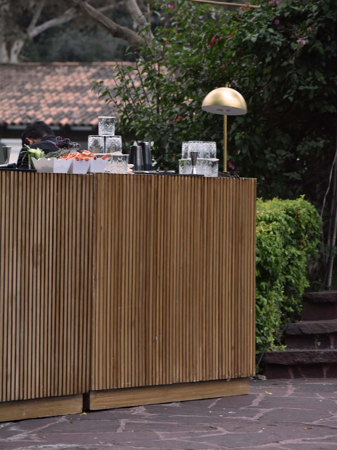 Barra acanalada miel