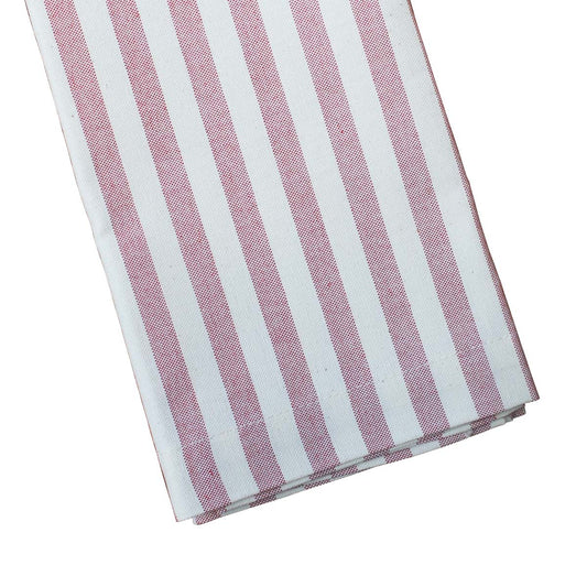 Servilleta lino de rayas rosa