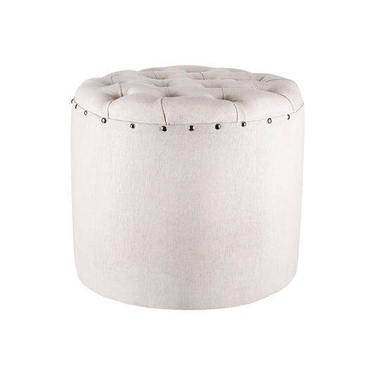 Taburete deco ivory