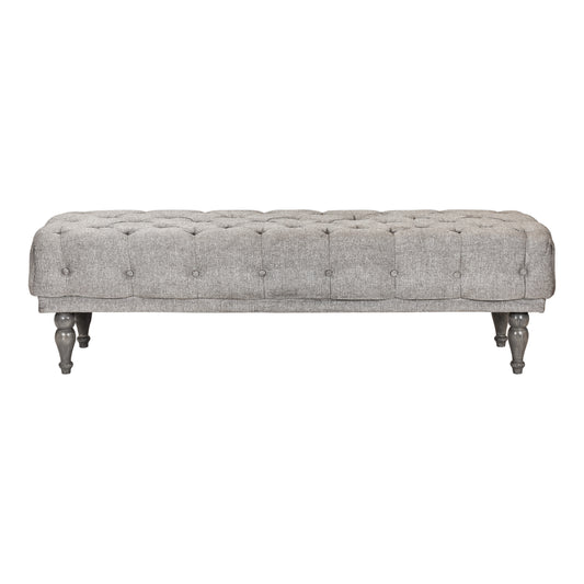 Banca capitoneada deco gris