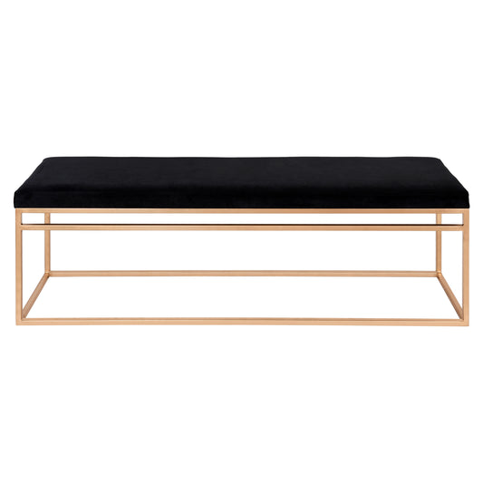 Banca velvet negra