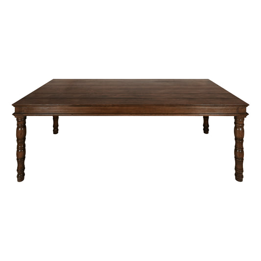 Mesa torneada nogal oscuro