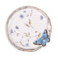 Plato postre mariposa
