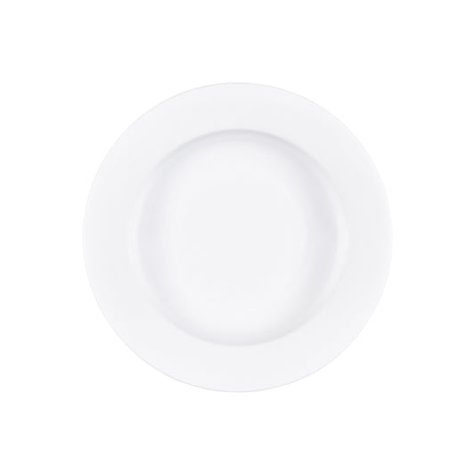 Plato sopero redondo blanco