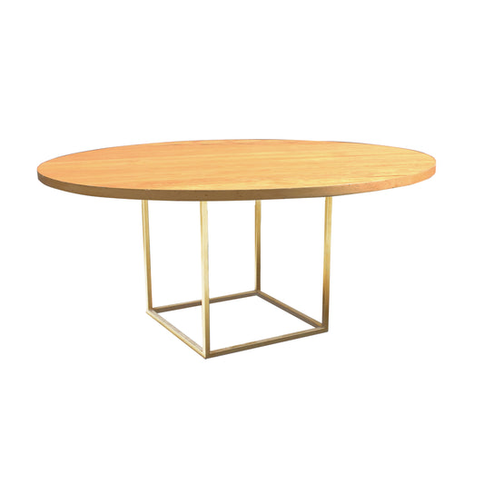 Mesa de madera redonda