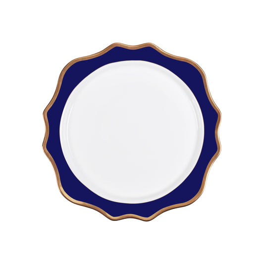 Plato base Sunflower azul royal